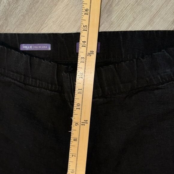 NYDJ Millie Pull-On Ankle Pants Size 16 Black - Picture 7 of 12